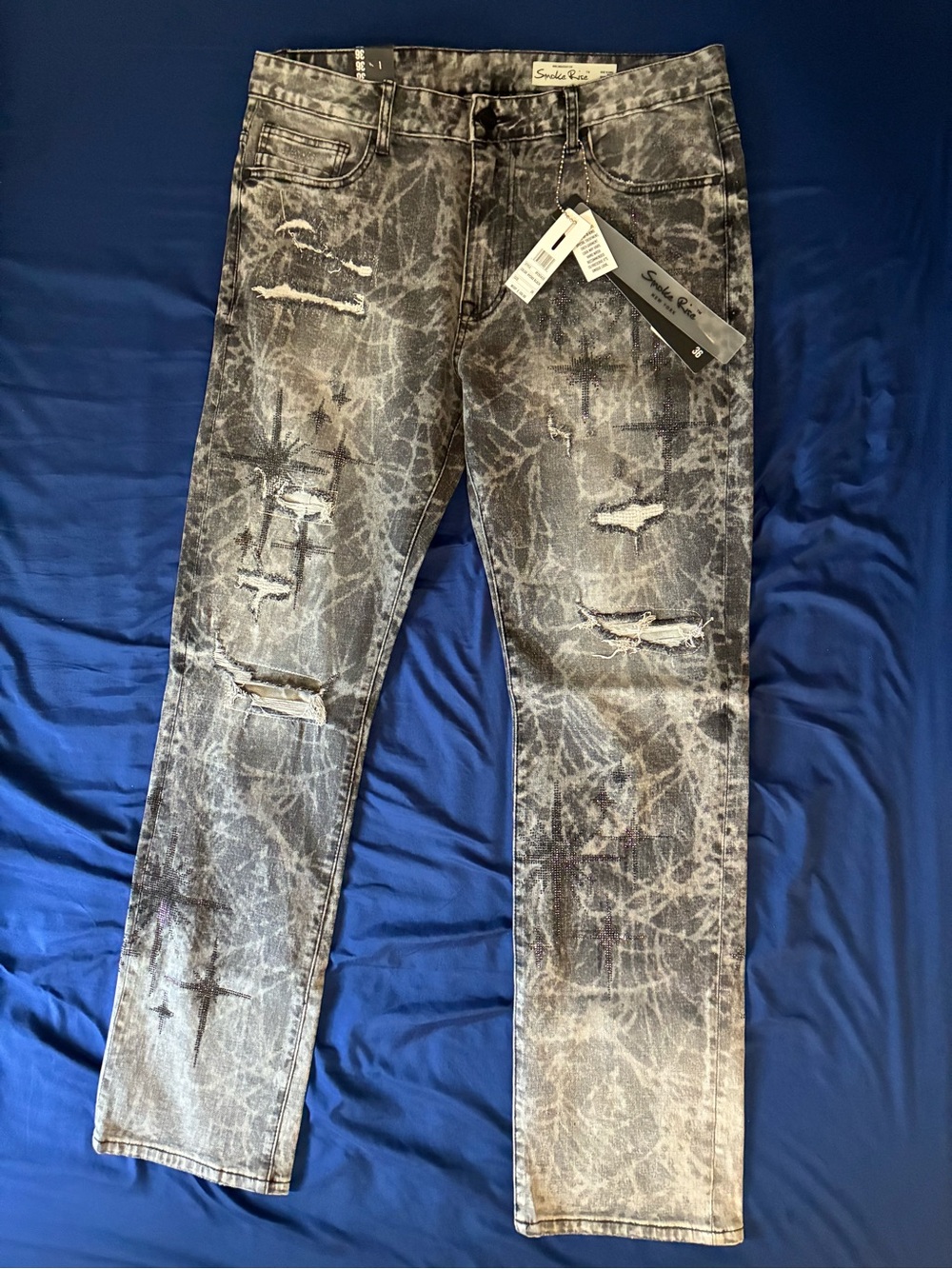 SMOKE RISE STRAIGHT FIT JEANS